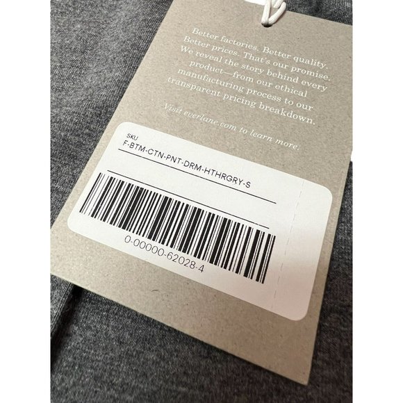 Everlane The Dream Pants Womens Size Small Heather Gray Elastic Waist Minimalist - Picture 7 of 14